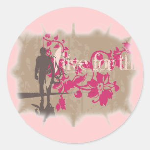 Pegatina Redonda Live for This Surfing Pegatinas