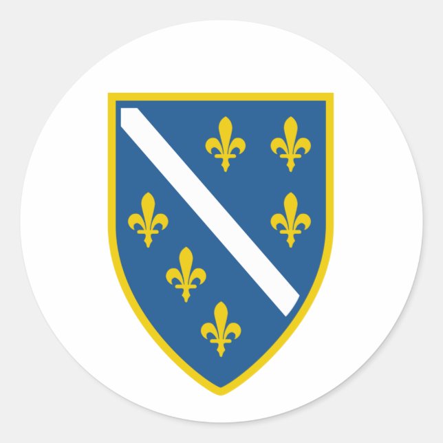 Pegatina Redonda Ljiljani (Anverso)