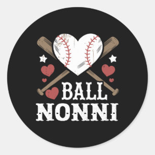 Pegatina Redonda Ll Nonni Sell Heart Nonni