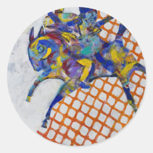 Pegatina Redonda Llamada de Heyoka