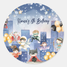 Llamando a todos los superhéroes cumpleaños