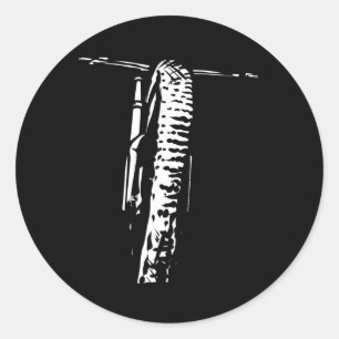 Pegatina Redonda Llantas de bicicleta de montaña Mtb ciclismo downh