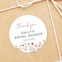 Lluvia de Flores de Agradecimiento Bridal Shower e
