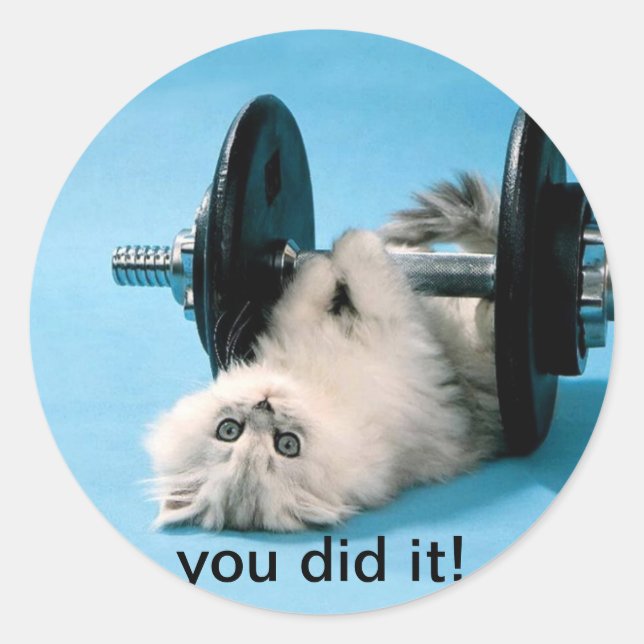 Pegatina Redonda lo hiciste (Anverso)