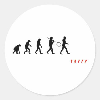 Pegatina Redonda ¡Lo siento, me he desviado!