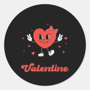 Pegatina Redonda Lo siento, papá es mi El día de San Valentín de Sa