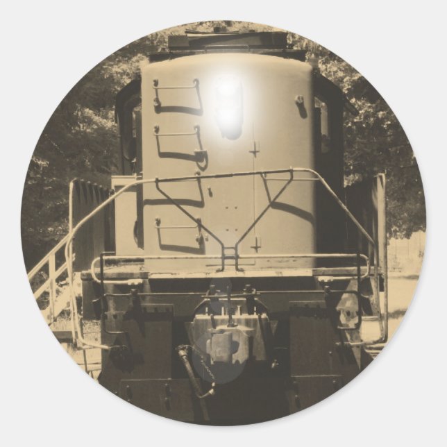 Pegatina Redonda Locomotora Alco S-4 (Anverso)