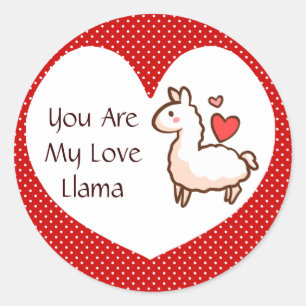 Pegatina Redonda Locura de la llama