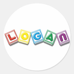 Pegatina Redonda Logan