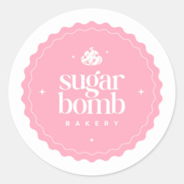 Pegatina Redonda Logo