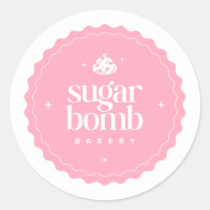 Pegatina Redonda Logo