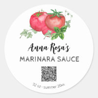 *~* Logo AP30 de Jar QR de canalización de tomate