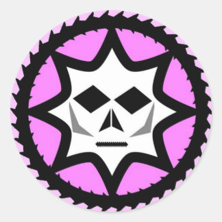 Pegatina Redonda Logo clásico de Diabolichix