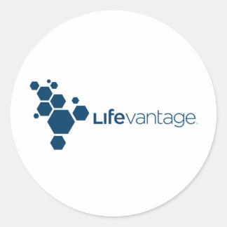 Pegatina Redonda Logo corporativo de LifeVantage