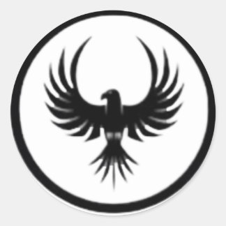 Pegatina Redonda Logo de Bird