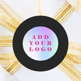 Pegatina Redonda Logo de Black Business