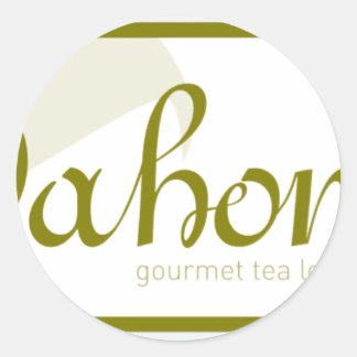 Pegatina Redonda logo de dahon