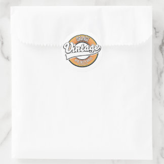 Pegatina Redonda Logo de estilo vintage de Broken Hill australia. C