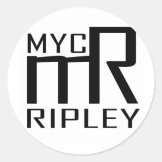 Pegatina Redonda Logo de Myc Ripley