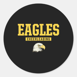 Pegatina Redonda Logo de porristas South Pike Eagles Hs