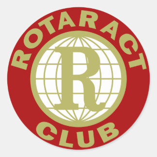 Pegatina Redonda Logo de Rotaract
