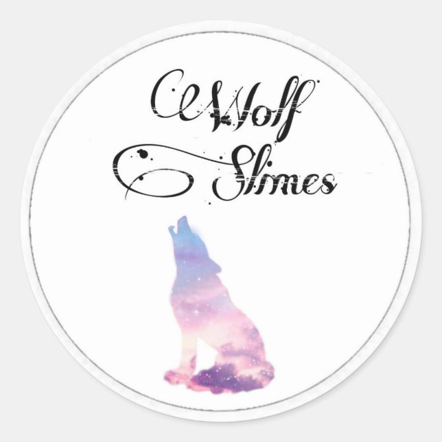 Pegatina Redonda Logo de Slime (Anverso)