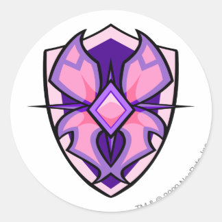 Pegatina Redonda Logo de Team Faerieland
