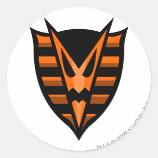 Pegatina Redonda Logo de Team Haunted Woods