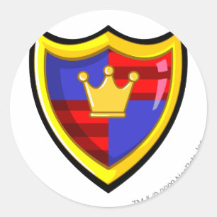 Pegatina Redonda Logo de Team Meridell