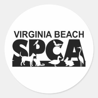 Pegatina Redonda Logo de VBSPCA