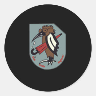 Pegatina Redonda Logo del emblema de Luftwaffe de la fuerza aérea a