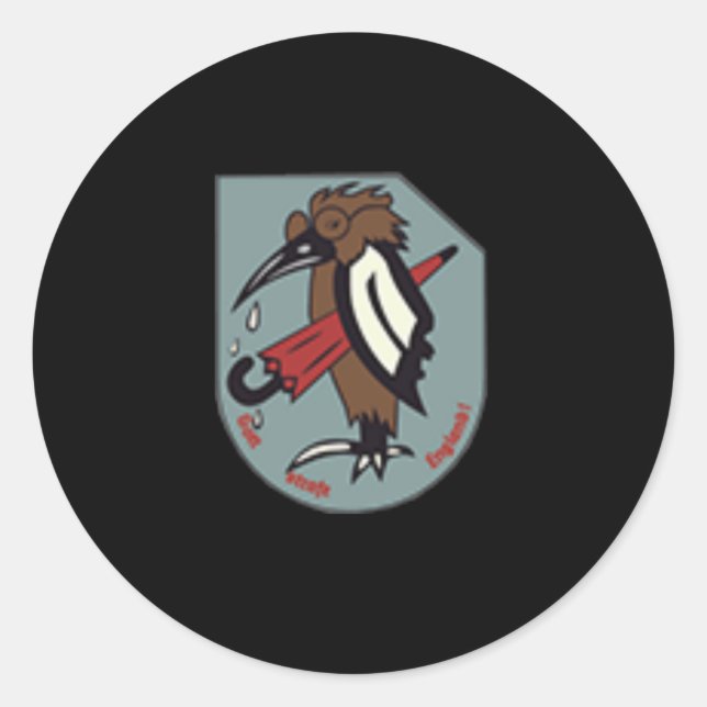 Pegatina Redonda Logo del emblema de Luftwaffe de la fuerza aérea a (Anverso)