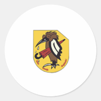 Pegatina Redonda Logo del emblema de Luftwaffe de la fuerza aérea a