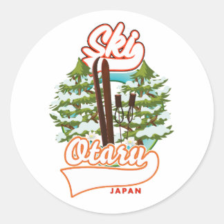 Pegatina Redonda Logo del Ski Surcoreano en Seúl Café Mug Classic R