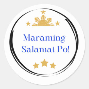 Pegatina Redonda Logo filipino