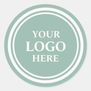 Pegatina Redonda logo stickers for packaging, custom business