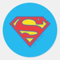 Logo superchica clásica con contorno azul