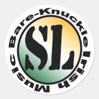 Pegatina Redonda Logotipo alternativo