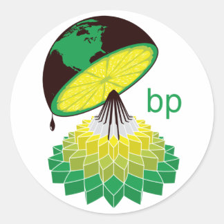 Pegatina Redonda Logotipo BP versión 2 (Pegatina)