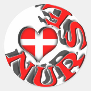 PEGATINA REDONDA LOGOTIPO CIRCULAR DE ENFERMERA CON SÍMBOLO CRUZADO