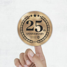 Logotipo comercial conmemorativo del 25 aniversari