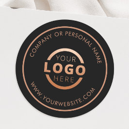 Pegatina Redonda Logotipo Comercial de Promoción de Color Personali