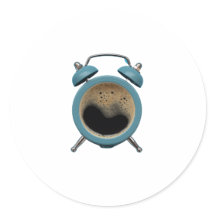 Logotipo de alarma para café