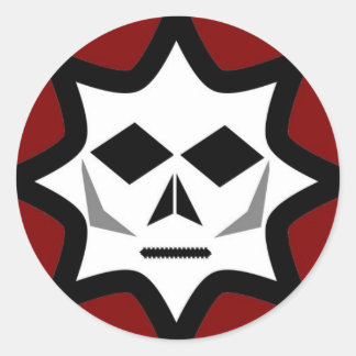 Pegatina Redonda Logotipo de Eerie