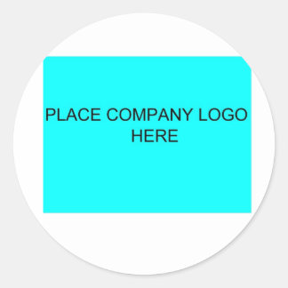 Pegatina Redonda Logotipo de empresa personalizado