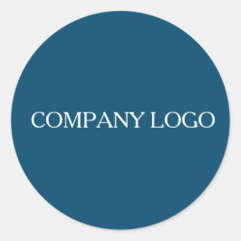 Pegatina Redonda Logotipo de empresa personalizado