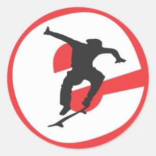 Pegatina Redonda Logotipo de evolución