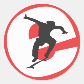 Pegatina Redonda Logotipo de evolución