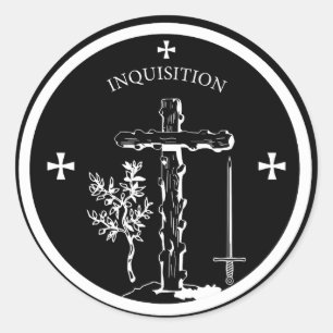 PEGATINA REDONDA LOGOTIPO DE INVESTIGACIÓN