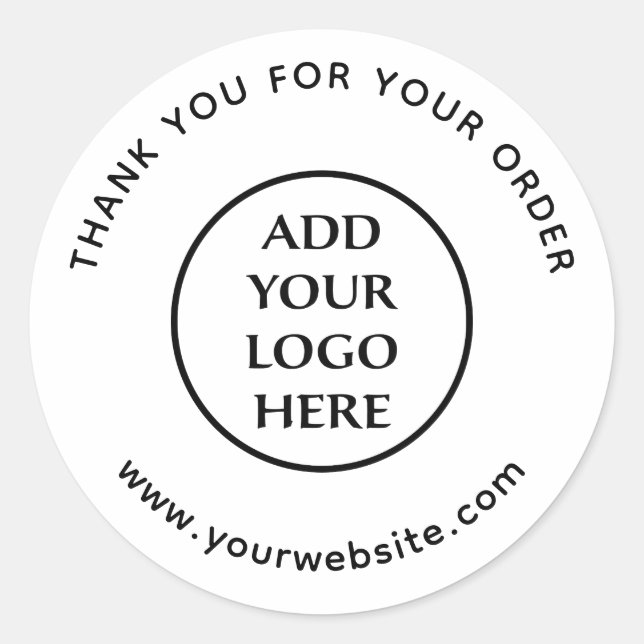 Pegatina Redonda Logotipo de la Compañía de Negocios Profesional Co (Anverso)